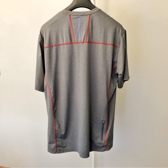 SALOMON Grey Sports Wear Short Sleeves  Men’s T Shirt Size XXL. - Picture 3 of 16